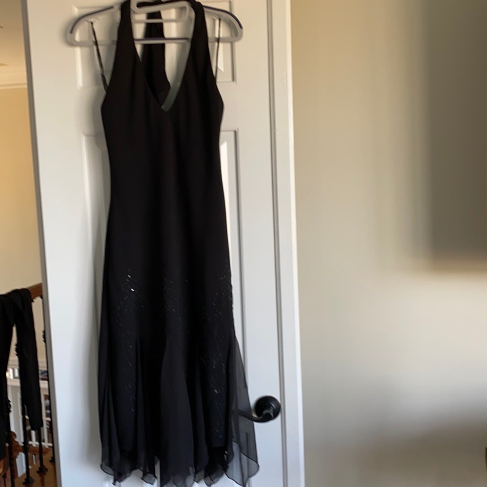 S.L fashions black cocktail dress